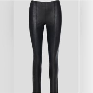 🆕 Blank NYC Women Black Faux Leather Maleficent Pants Skinny Back Zip, 29